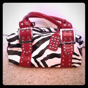 Reduced! REDUCED! Zebra purse