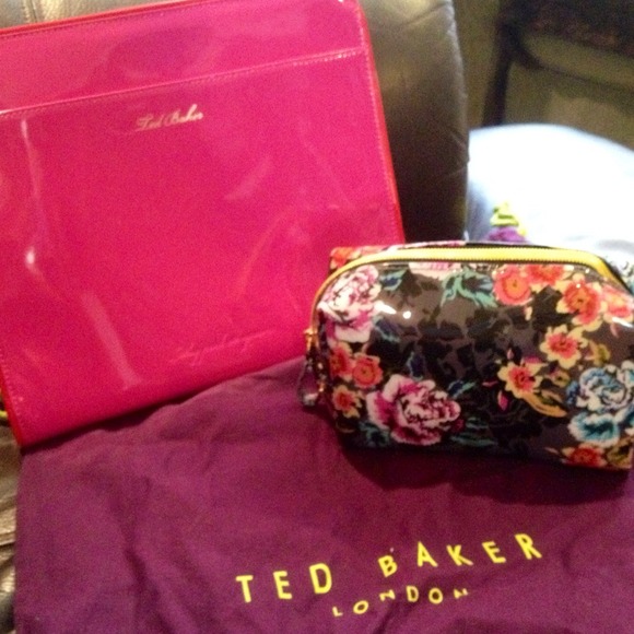 *HOLD* Ted Baker iPad sleeve and cosmetic bag.