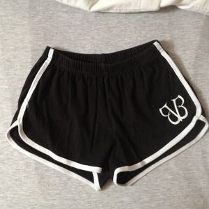 Black veil bride shorts