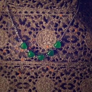 •Freebie• Jade hearts necklace