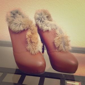 Winter high heels, size 37