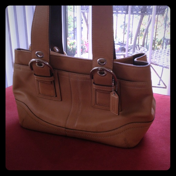 Leather Coach bag