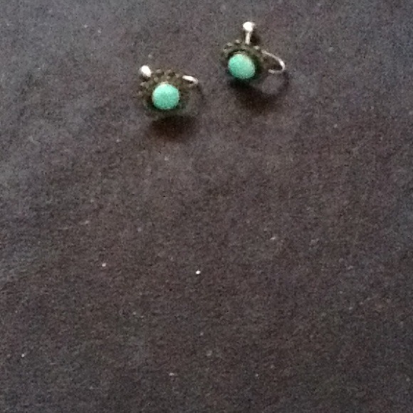 Native American turquoise earrings.