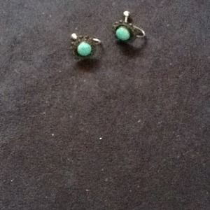 Native American turquoise earrings.