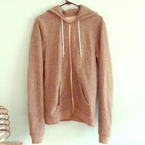 American Apparel Salt and Pepper zip hoodie