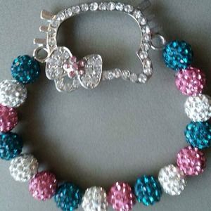 Hello Kitty with shamballa crystals