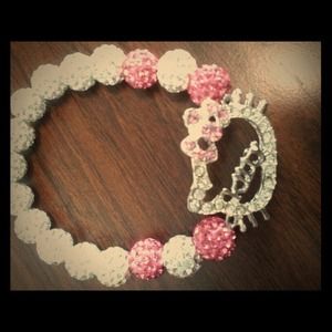 💸Sale💸Hello Kitty w/shamballa crystals