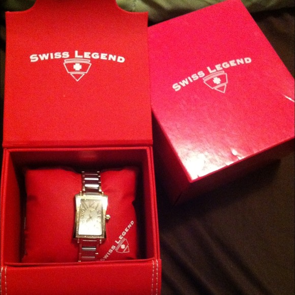 Women's diamond Swiss legend watch