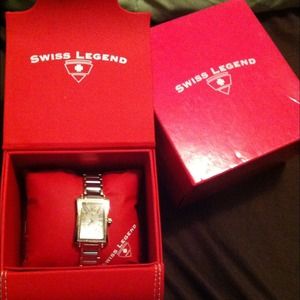 Women's diamond Swiss legend watch