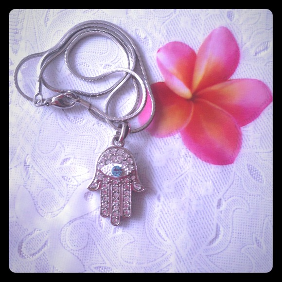 Silver Hamsa necklace and double Hamsa necklace !