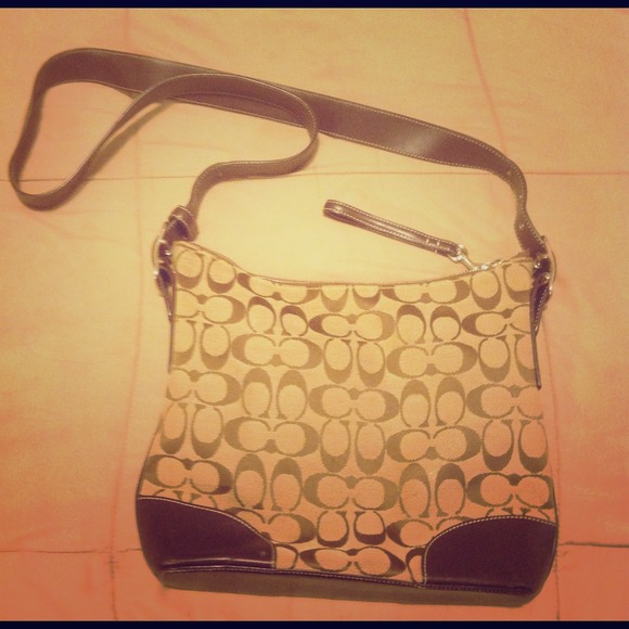 Authentic Brown Coach bag!