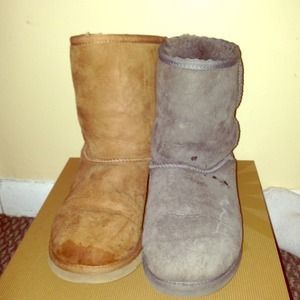 Grey & chestnut Uggs