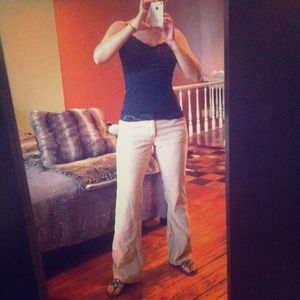 GAP low rise Camel color boot cut pants