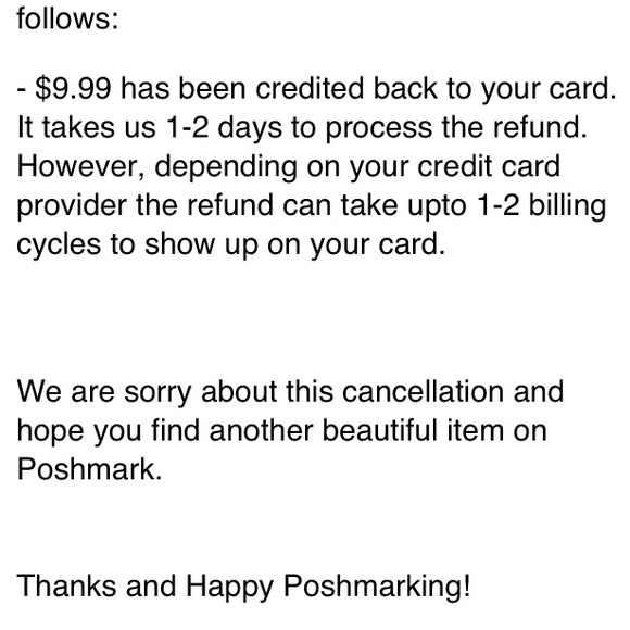 Refund on card - Picture 2 of 2