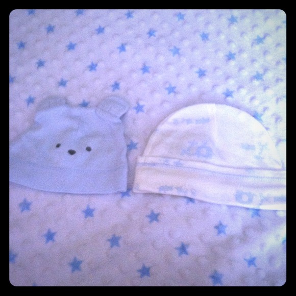 Other - 2 blue baby hats