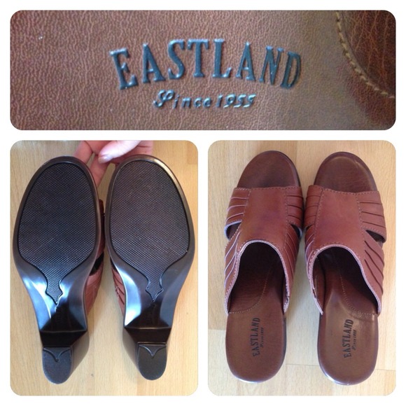 🚫Sold🚫Eastland sandals sz 8. Leather upper.Cute! - Picture 2 of 4
