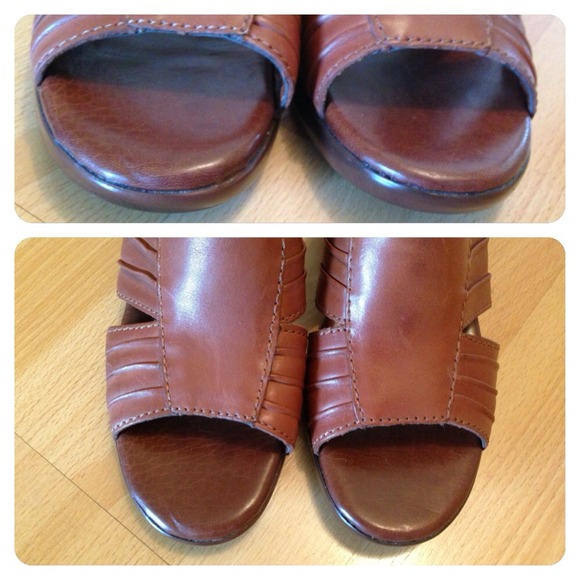 🚫Sold🚫Eastland sandals sz 8. Leather upper.Cute! - Picture 4 of 4