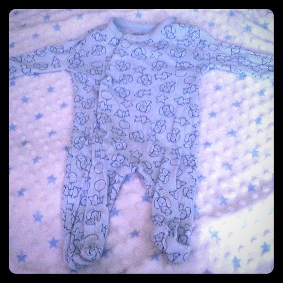 Other - Blue puppy 0-3m baby onesie