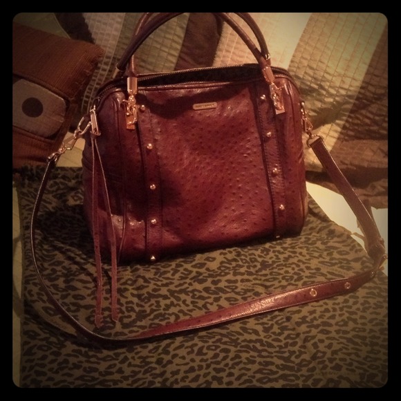 SOLD...Rebecca Minkoff Cupid satchel brown
