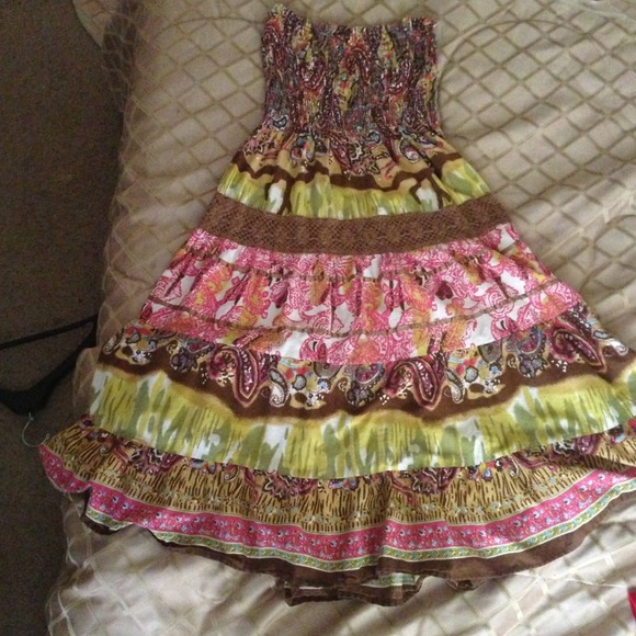 Beautiful colorful sundress