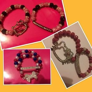 💸Sale💸Sale💸Shamballa crystal bracelets 2 for 25