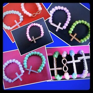 💸Sale💸Sale💸Shamballa crystal bracelets 2 for 25