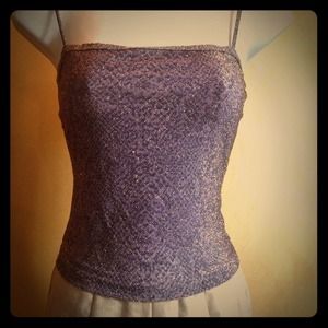 Sexy, Neutral Violet/ Gold, Snakeskin Pattern Top.