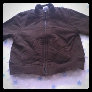 Newborn brown baby sweatshirt