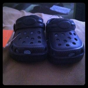 Dark blue baby shoes