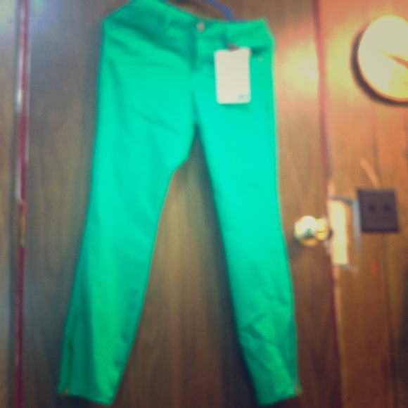 Green jeans