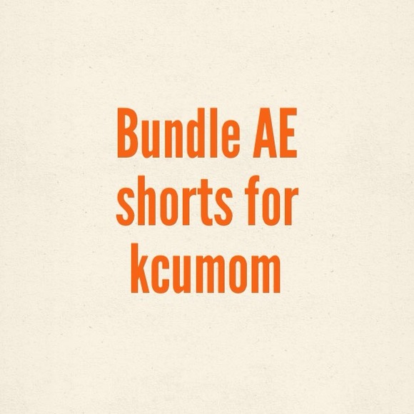 2pair AE shorts plaid