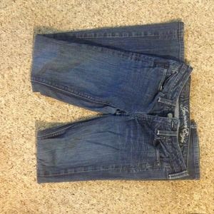 Worn once! Dark wash jeans