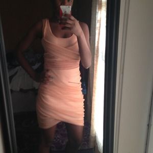 2b bebe pink blush dress