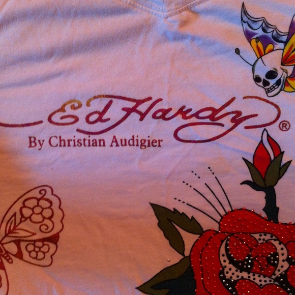 Ed Hardy top💀 - Picture 2 of 4