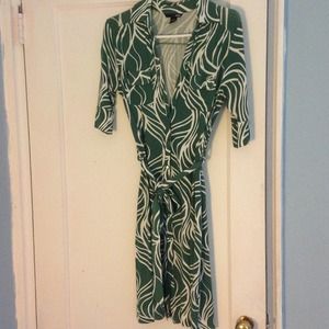 Faux wrap dress