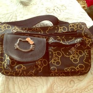 Hello Kitty leather waist pouch