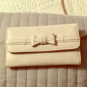 Cream colored Jessica Simpson wallet!!!