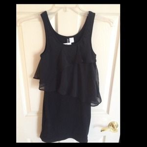 Brand new with tags H&M black mini dress size 2