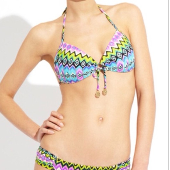 🚫SOLD🚫Luli Fama Esmeralda Playa PushUp Bikini - Picture 2 of 4