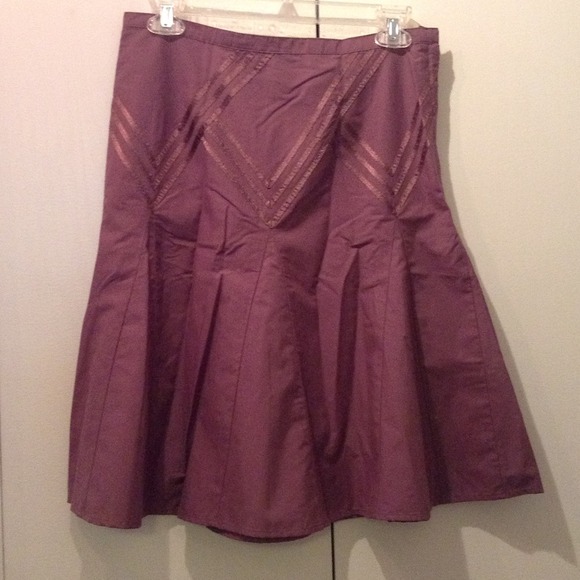 Club Monaco eggplant purple skirt