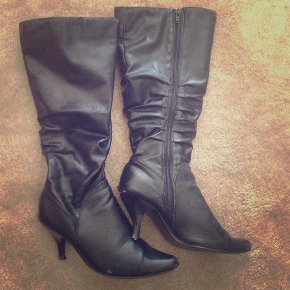 Vegan Leather Boots from UK- 6.5