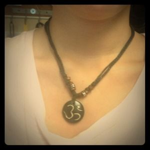 Yoga om necklace new
