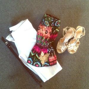 Soft,thick white jegging skinny pants