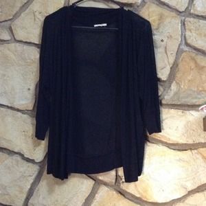 black lightweight cardigan!