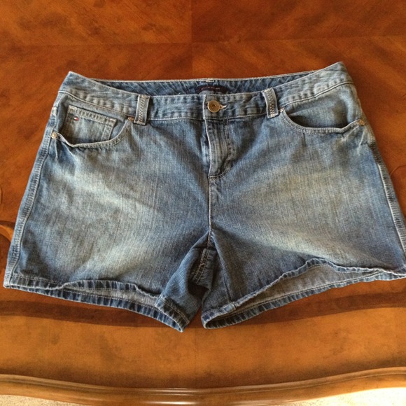 Denim shorts