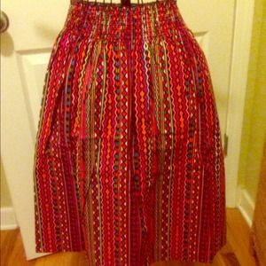 Elastic waist skirt