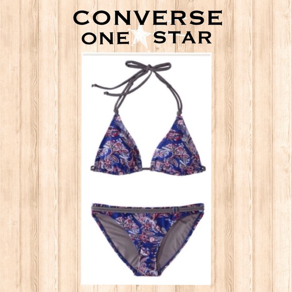 REDUCED!! NWT Converse One Star Paisley Bikini