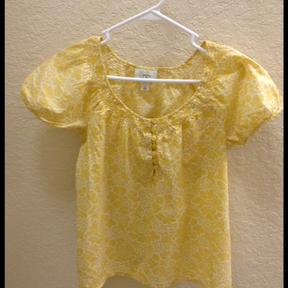 Ann Taylor Loft Summer Sunshine Blouse - Picture 1 of 1