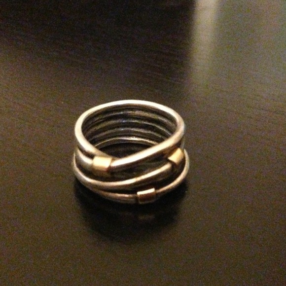 Authentic Pandora Silver Rope Ring
