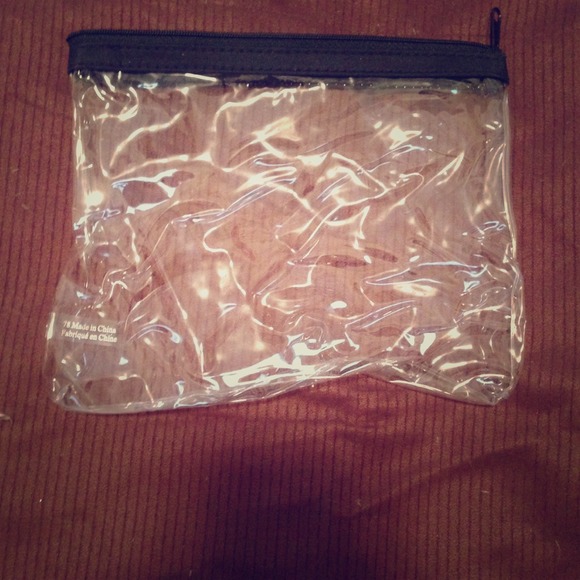 Clear cosmetic bags set of 10